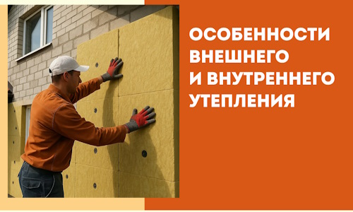 Какие особенности внешнего и внутреннего утепления в Салехарде
